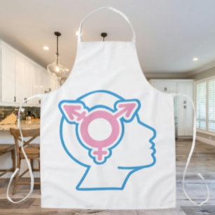 Delantal con Símbolo del Orgullo Trans