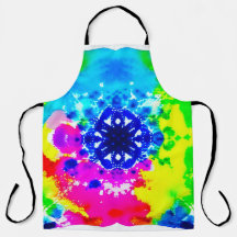 Delantal con Tie Dye de Arcoíris