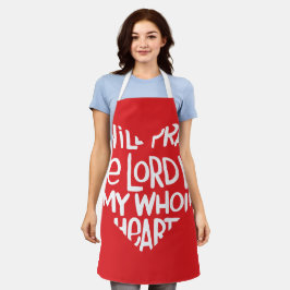 Delantal Con todo mi corazón