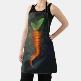 Delantal con zanahorias
