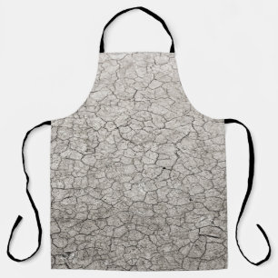 Delantal Concepto de vermífugo global: tierra quemada y que