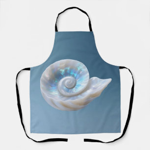 Delantal Concha Espiral de Nautilus Irisado