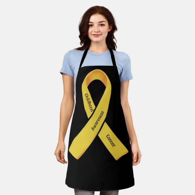 Delantal Concienciación sobre el cáncer infantil (Gastado)