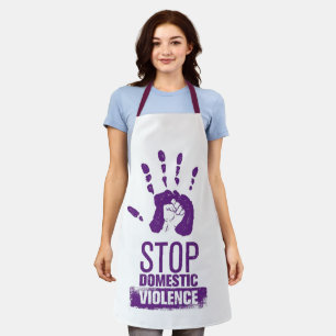 Delantal Concienciación sobre la violencia doméstica