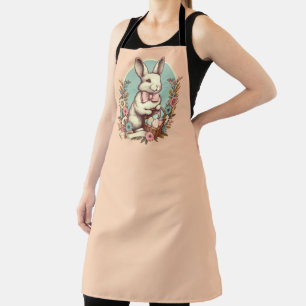 Delantal Conejito/huevo/cesta de Semana Santa