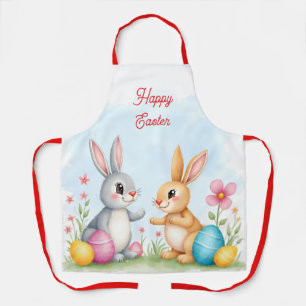Delantal Conejitos de Pascua Lindos y Hermosos Colección Mo
