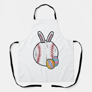 Delantal Conejo de béisbol de Pascua Deportes Hombres Niños