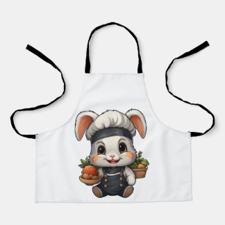 Delantal Conejo De Chef Adorable Con Hortalizas