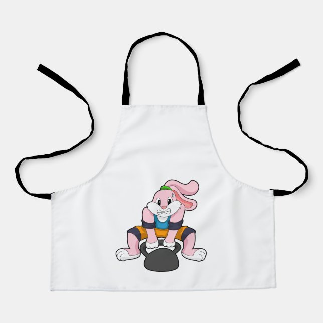 Delantal Conejo en forma con mancuerna.PNG (Anverso)
