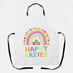 Delantal Conejo Feliz de Pascua Caza de Huevos de Pascua Mu