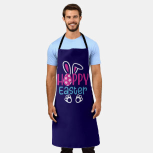 Delantal Conejo Feliz de Pascua Huevo Diseño Lindo de Prima