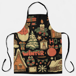 Delantal conjunto de cosecha de navidades 1