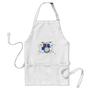 Delantal Conjunto de tambores azul:
