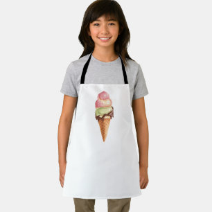 Delantal Cono de helado retro