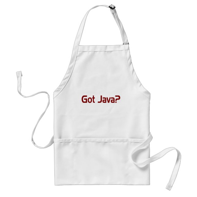 Delantal conseguido de Java (Frente)