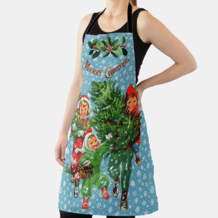 Delantal Conseguir el árbol de Navidad