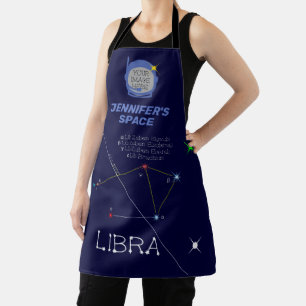 Delantal Constelación de Zodiac Libra
