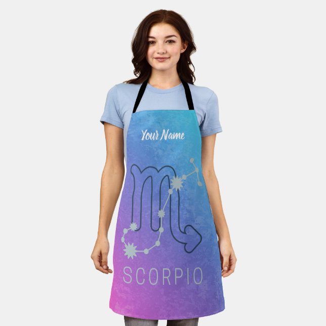 Delantal Constelación del Horóscopo de Signo Estrella Escor (Gastado)