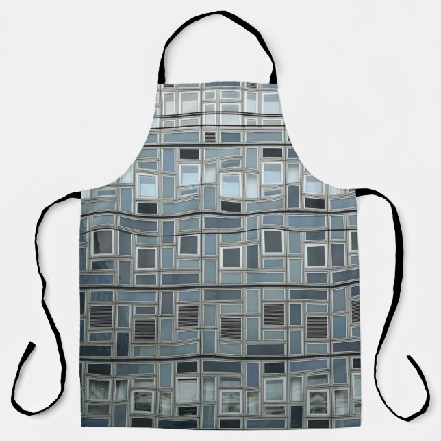 Delantal Construcción de pintura en pared gris (Anverso)