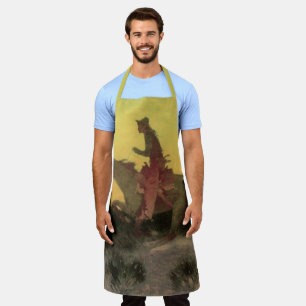 Delantal Contra la puesta del sol de Remington, Vaqueros Vi