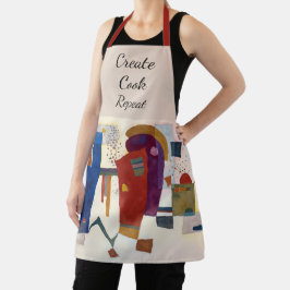 Delantal Contraste Acompañado, Kandinsky