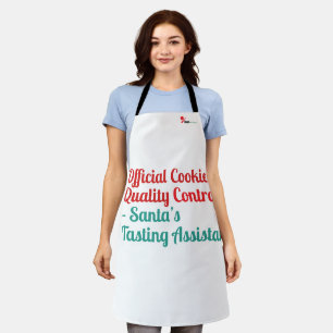Delantal : Control Oficial de Calidad de Galletas — Santa p