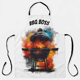 Delantal 🔥 Conviértete en el jefe de barbacoa definitivo! 