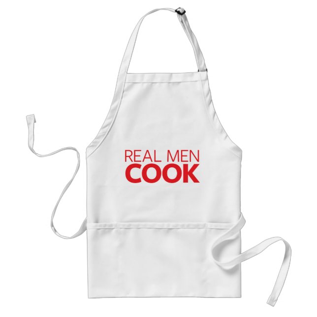 Delantal Cook de hombres reales (Frente)