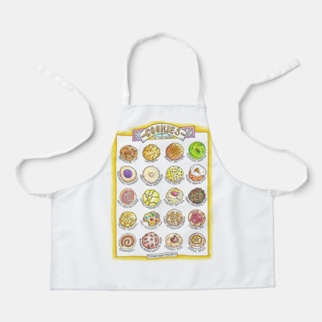 Delantal Cookie Apron tamaño pequeño para niños (Anverso)