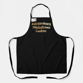 Delantal Cookies extraordinariamente gruesas