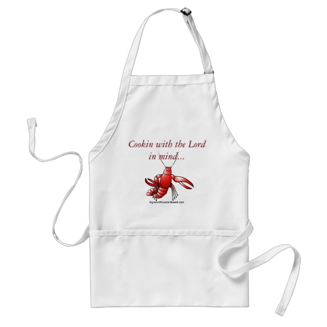 Delantal Cookin con el Señor en mente Personalizar (Frente)