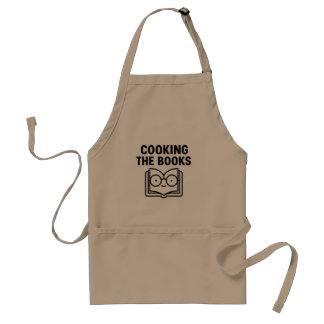 Delantal Cooking the Books - Funny Accounting Pun Apron