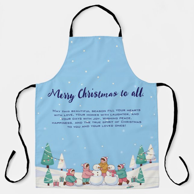 Delantal Cooking Up Christmas Magic (Anverso)