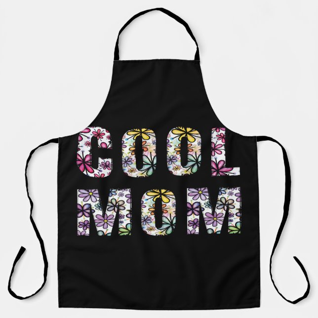 DELANTAL COOL MOM, THE COOLEST MOM (Anverso)