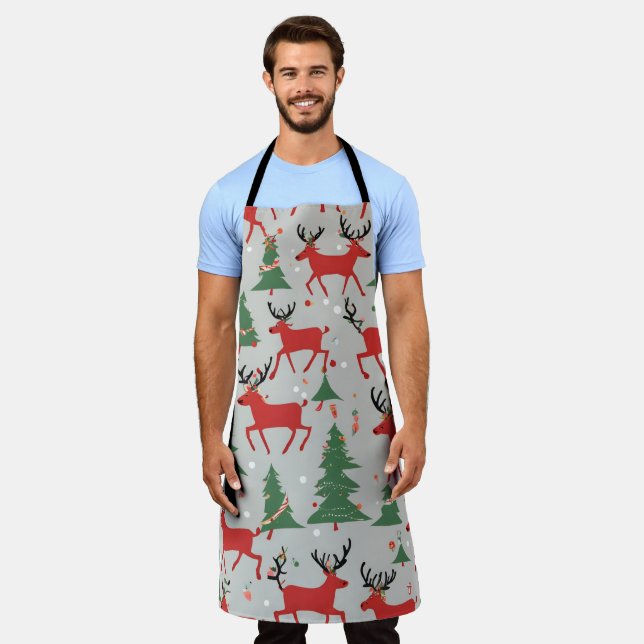 Delantal Cool Reindeers (Gastado)