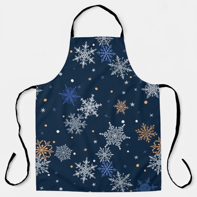 Delantal Copo de Nieve Colorido  (Anverso)