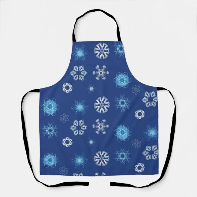 Delantal Copo de nieve de Navidad (Anverso)