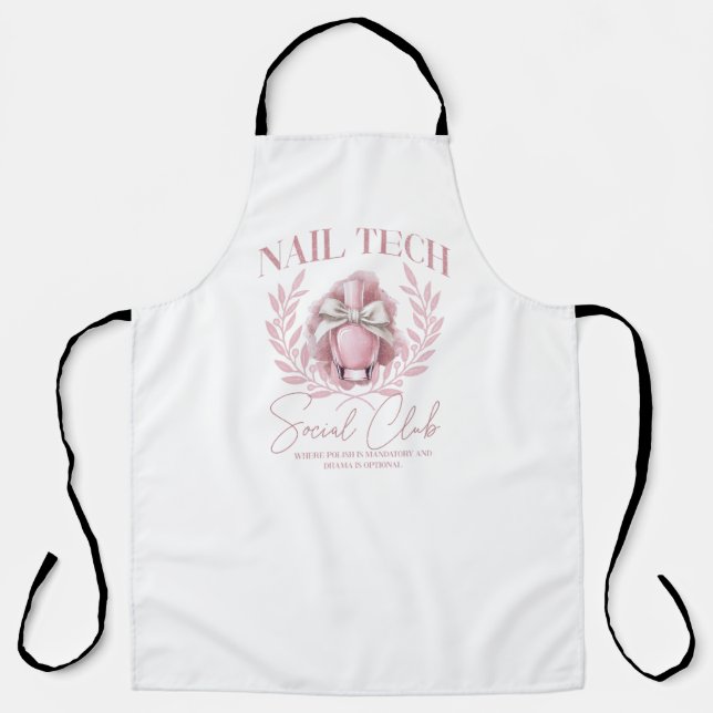 Delantal Coquette de tecnología de uñas de Cuchillo Club So (Anverso)