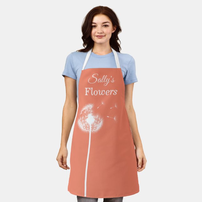 Delantal Coral Dandelion Apron (Gastado)