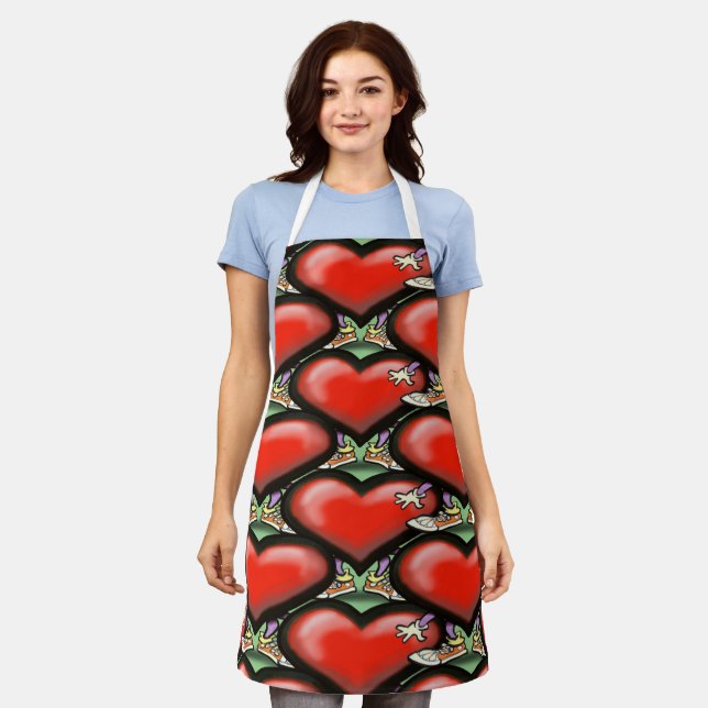 Delantal Corazón (Gastado)