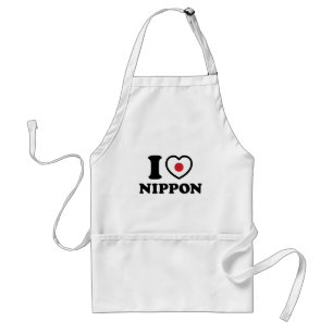 DELANTAL  CORAZÓN [AMOR] NIPPON