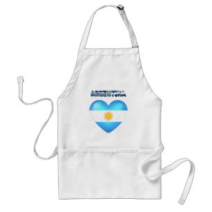 Delantal Corazón argentino