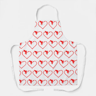Delantal Corazón con cupido regalo para usted