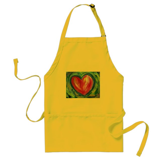 Delantal Corazón con esperanza Apron (Frente)