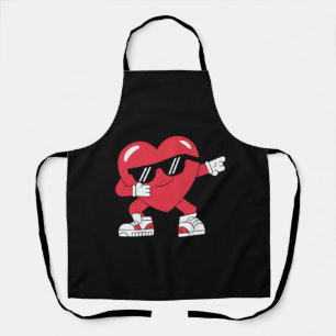 Delantal Corazón de Dabbing Regalos Divertidos Día de San V