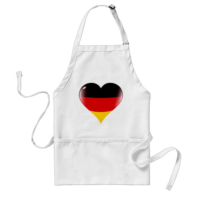 Delantal Corazón de Deutschland (Frente)