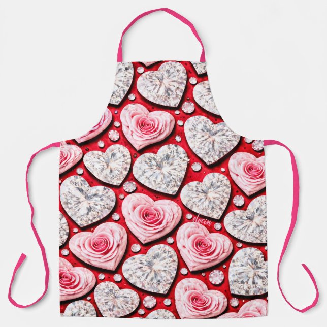 Delantal Corazón de Diamante (Anverso)