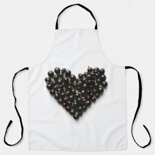 Delantal Corazón de la corriente negra