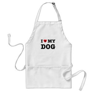 Delantal Corazón de mi perro