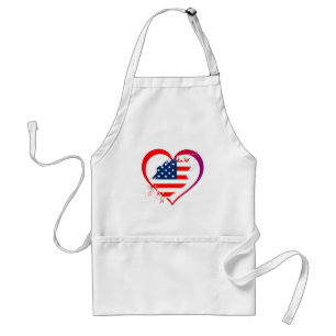 Delantal Corazón de USA